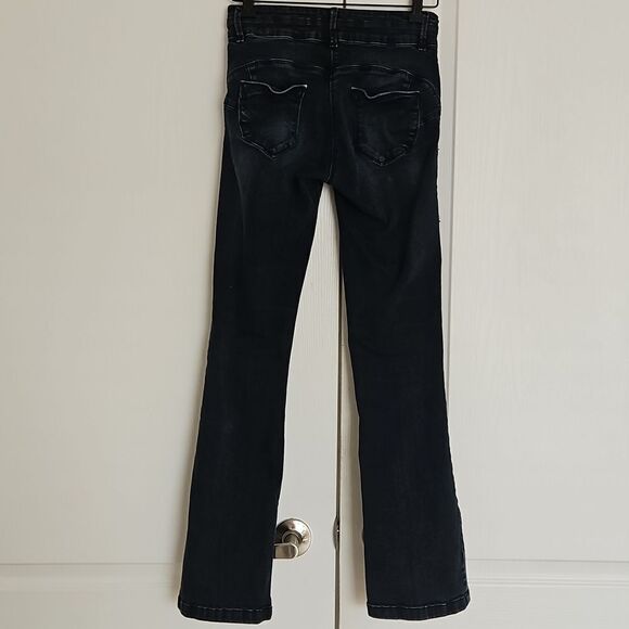 Next Jeans Women's Stretchy Bootcut Lift, Slim & Shape Mid-Rise Flared Jeans 4 - Picture 3 of 16